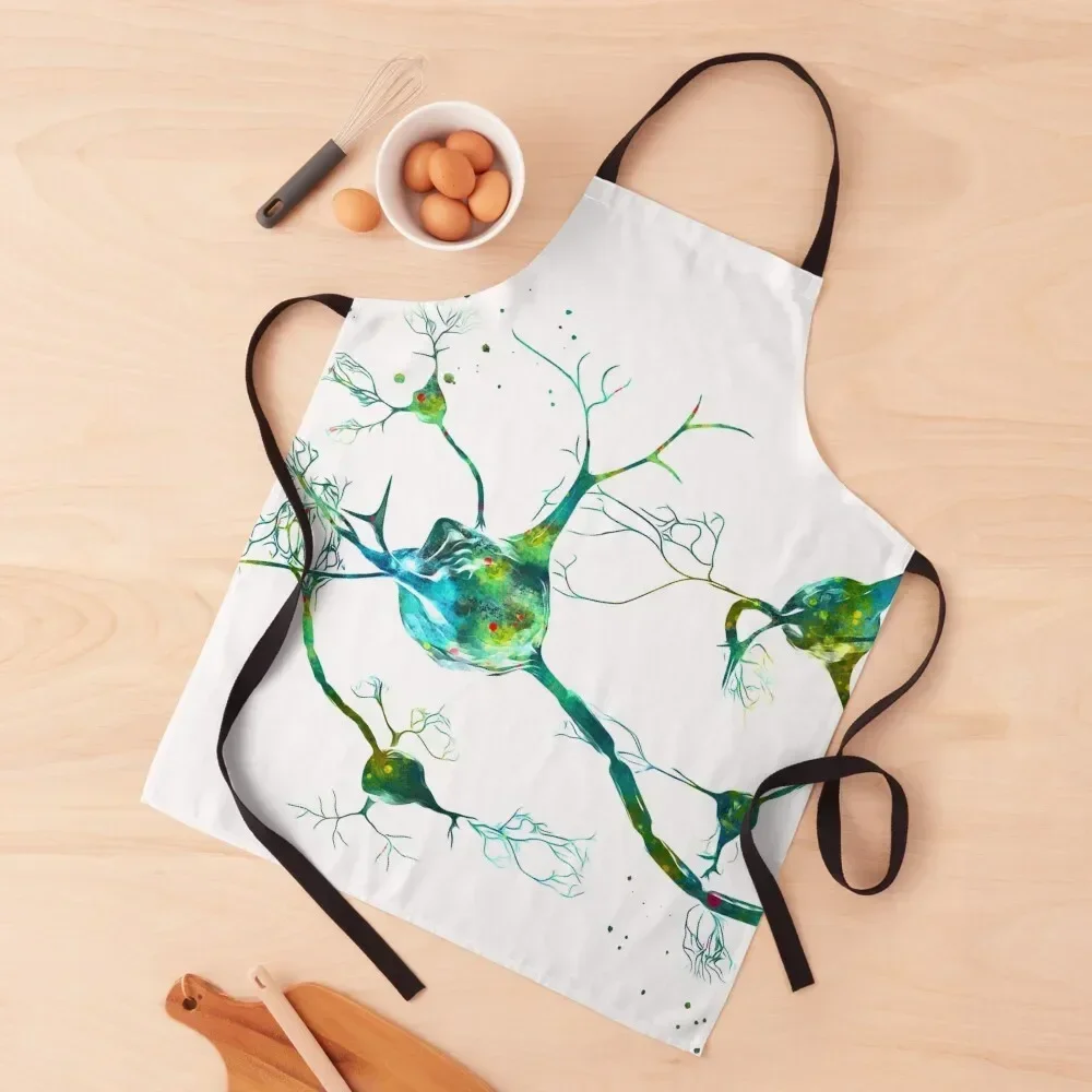 

Neurotransmitters Neuron Synapse Apron Woman Work cleanings Chef Uniform Woman for home useful pieces Apron