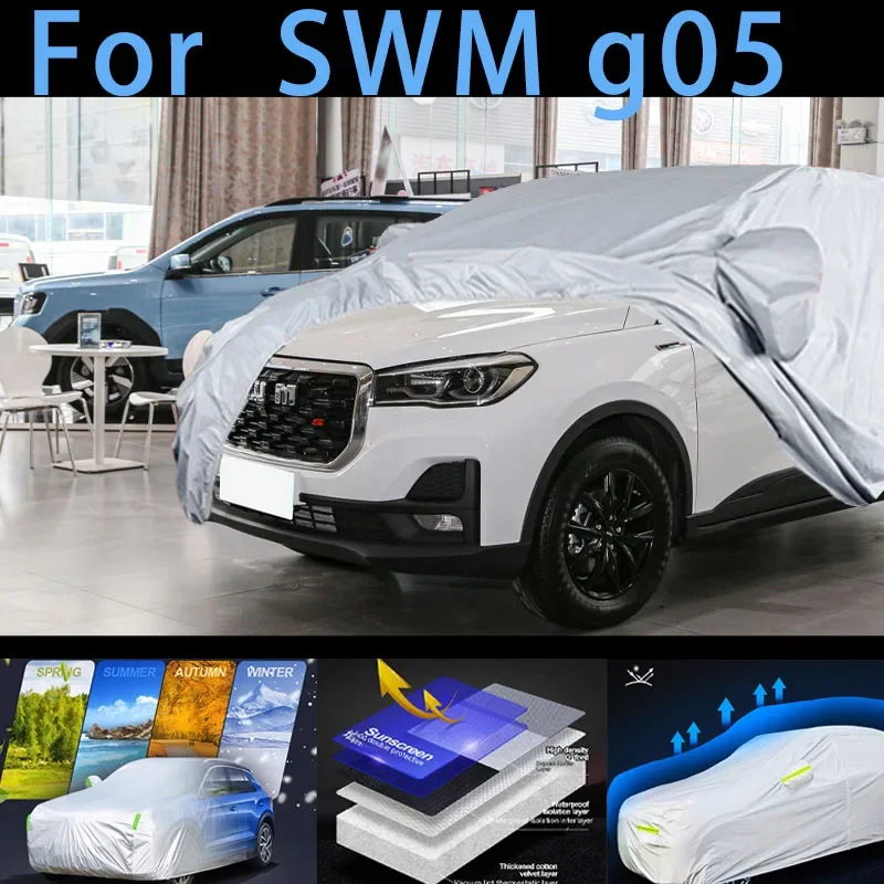 

For SWM g05 Car protective cover,sun protection,rain protection, UV protection,dust prevention auto paint protective