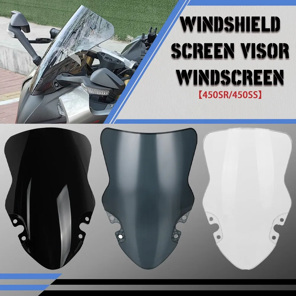 

Motorcycle FOR CFMOTO CF MOTO 450SS 450 SS 2023 2024 450SR Windshield Screen Visor Windscreen Wind Screen Shield Deflector Cover