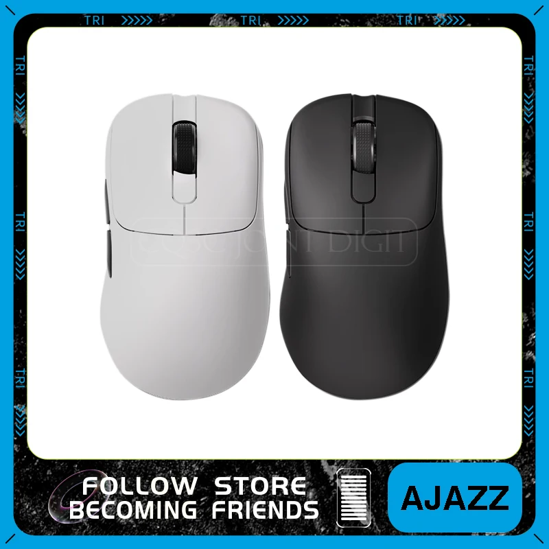 

AJAZZ AJ179APEX Wireless Mouse Tri Mode PAW3950 Sensor 8K Lightweight 56gLow Latency Gaming Mouse Charge Base Pc Gamer Mouse