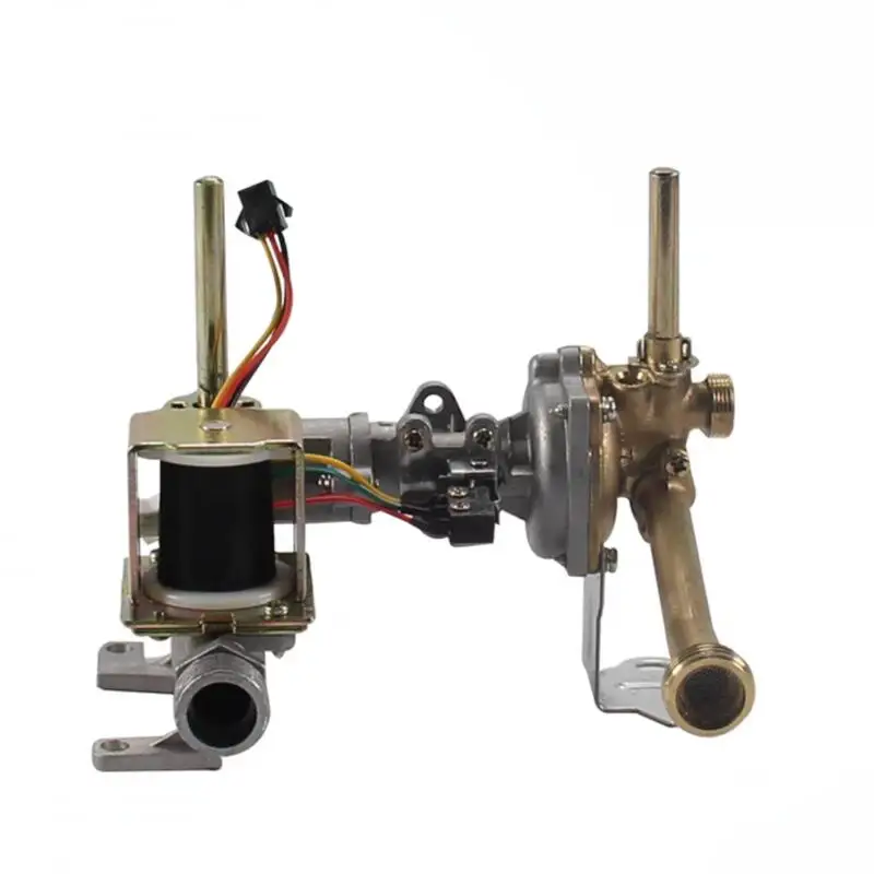 130 مللي متر ارتفاع 6-7L أجزاء سخان مياه يعمل بالغاز صمام تجميع المياه والغاز عمود قصير