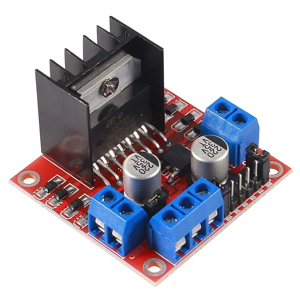 

1pcs L298N driver board module L298 stepper motor smart car robot breadboard peltier High Power