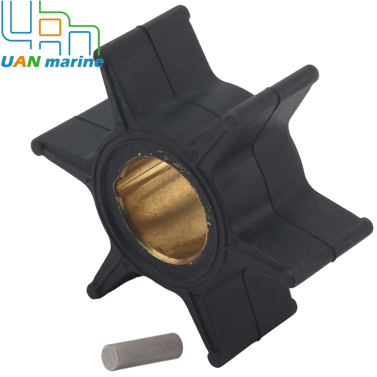 

0763982 0388702 0389983 Подходит для подвесного двигателя Evinrude Johsnon OMC BRP 20HP 25HP 28HP 30HP 35HP крыльчатка водяного насоса с PIN-кодом 0300611