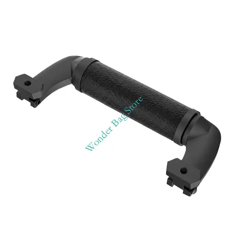 Replacement Luggage Handle Metal Carry Grip with Screw Mount Brackets Repair Accessory for Suitcase Repair and Travel Case