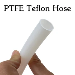 Ptfe Buis 600V Id 1-2-2.5-3-4-5-6-7-8-9-10-11-12-13-14-15mm F46 Geïsoleerde Slang Stijve Pijp Temperatuur Corrosiebestendigheid