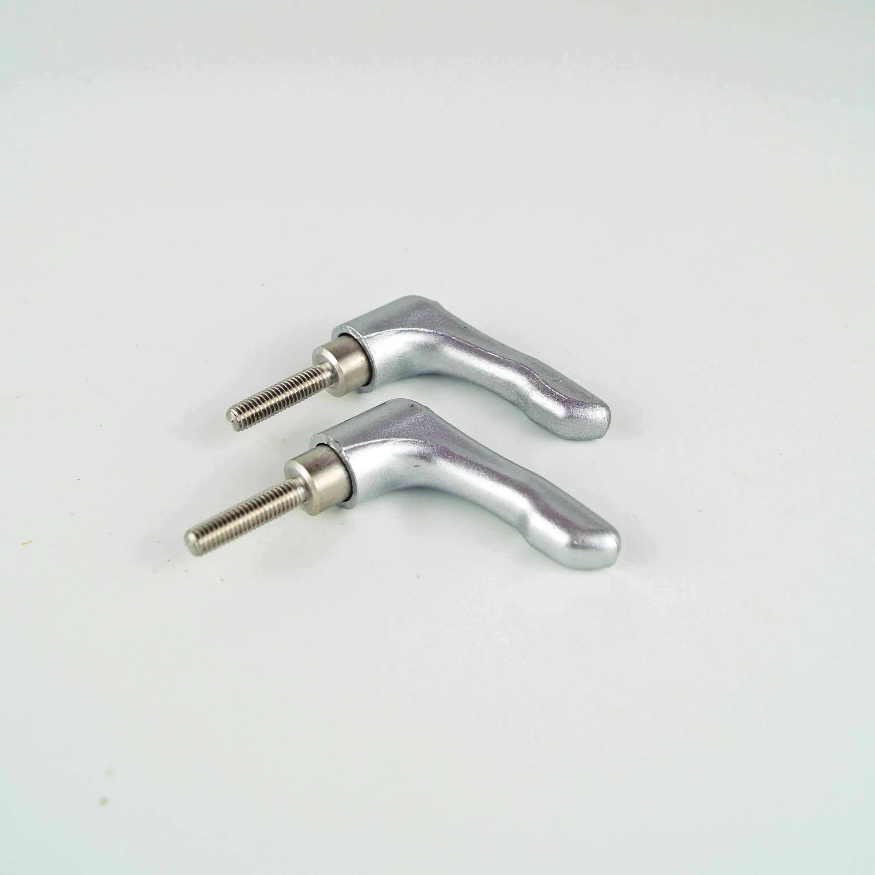 M5 M6 AISI304 Stainless Steel Solid Adjustable handle clamping lever arms tension levers silver color