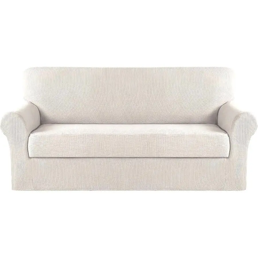 

Чехол для дивана-трансформера, 2 предмета, для дивана с 3 подушками, моющийся, защитный чехол для мебели с эластичной резинкой