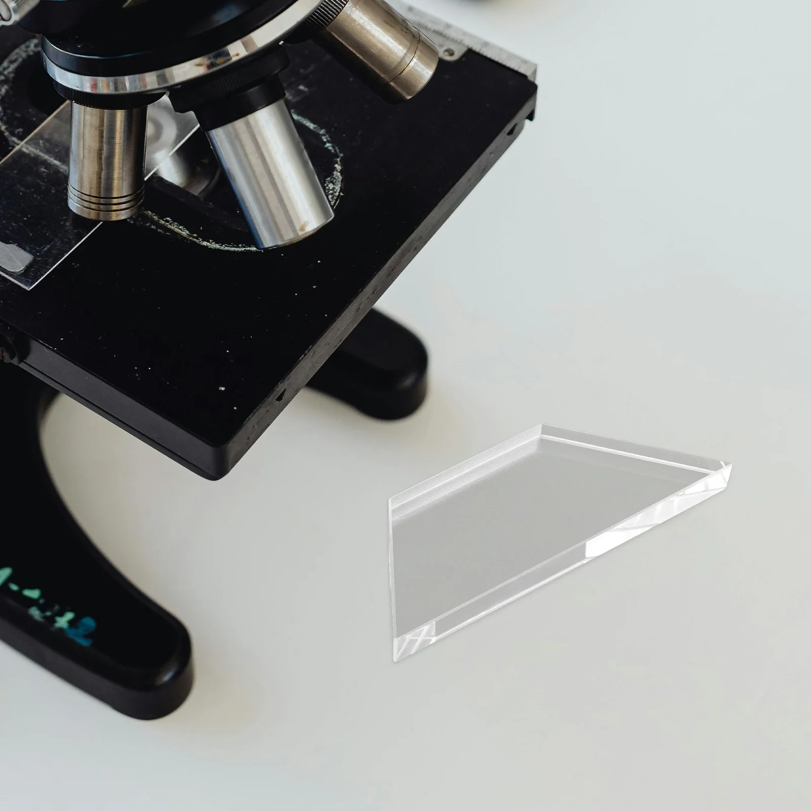 

Trapezoid Physics Lens Clear Glass for Classroom Experiments Enhancing Learning Outcomes Easy Use Lens Optical