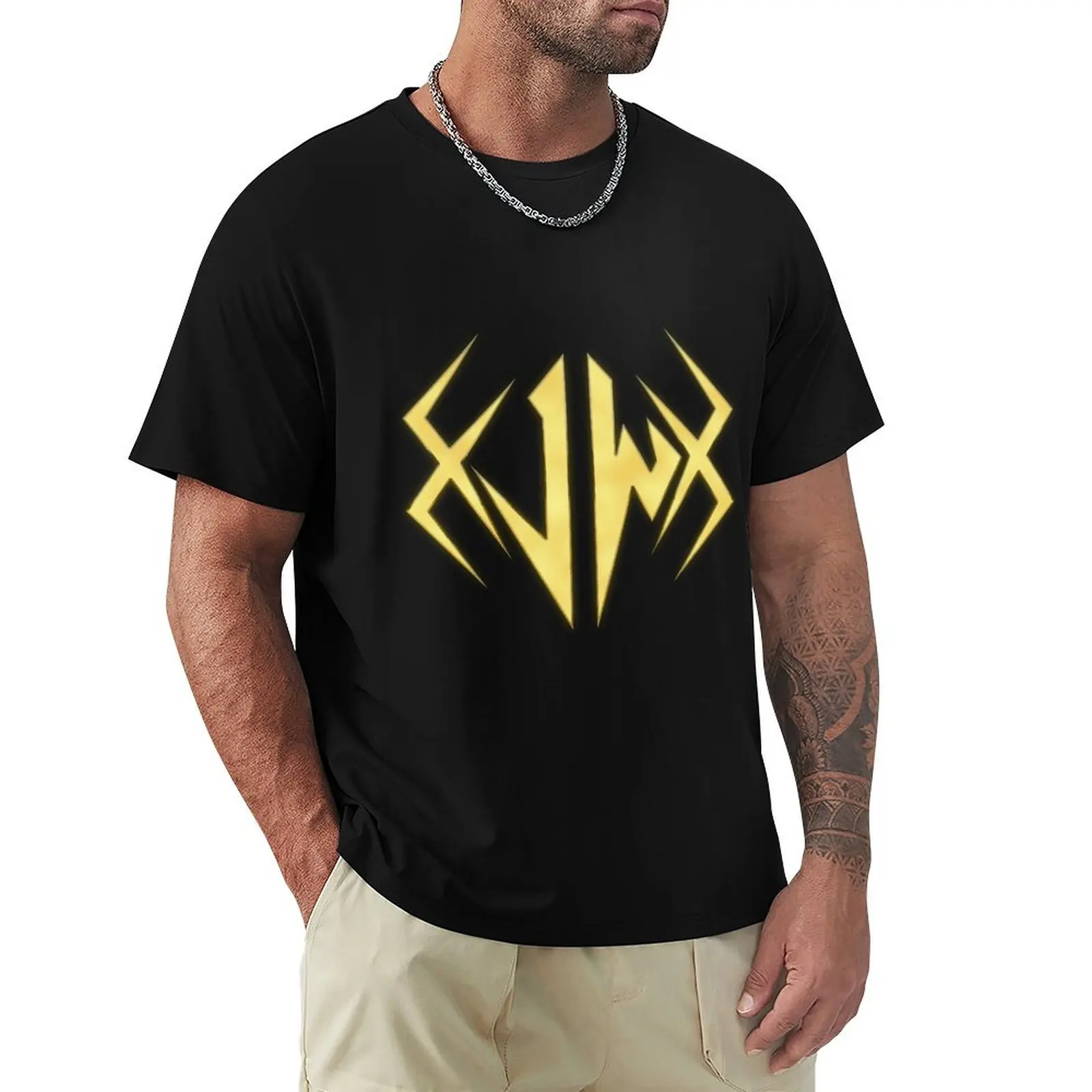 Watch Me Battle League Logo T-Shirt Plus Size Solid Color T-Shirt