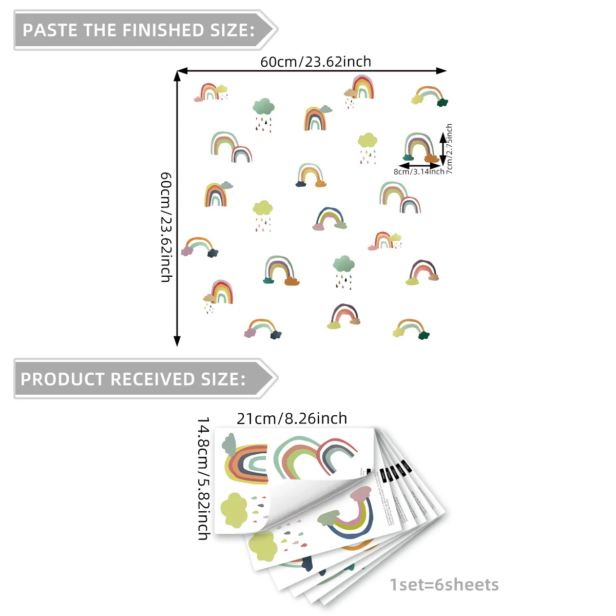 Cartoon Wall Sticker Children's Room Wall Self-adhesive Home Decoration Wall Sticker