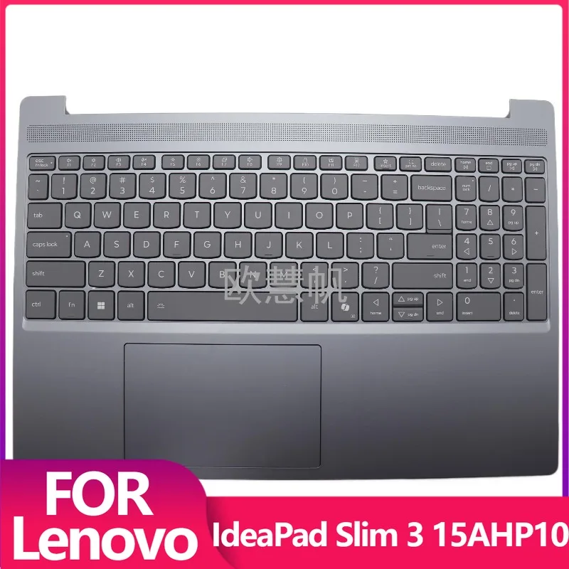 

T New for Lenovo IdeaPad Slim 3 15AHP10 Laptop Palmrest Upper Case with US Backlit Keyboard (Gray) 5CB1R30149 15.3"