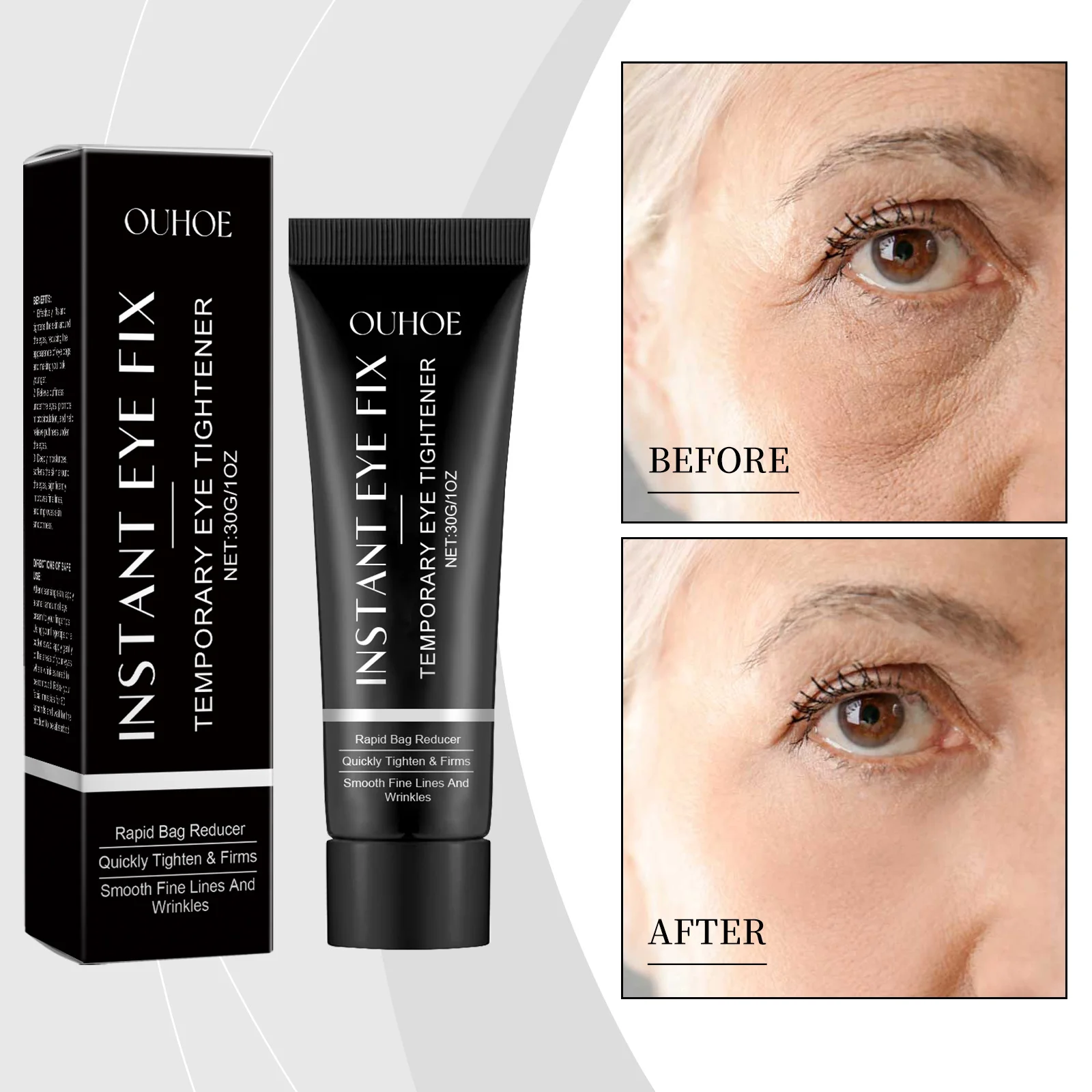 

OUHOE Firming Eye Cream | Reduce Wrinkles & Dark Circles | Gentle Hydration for Sensitive Skin