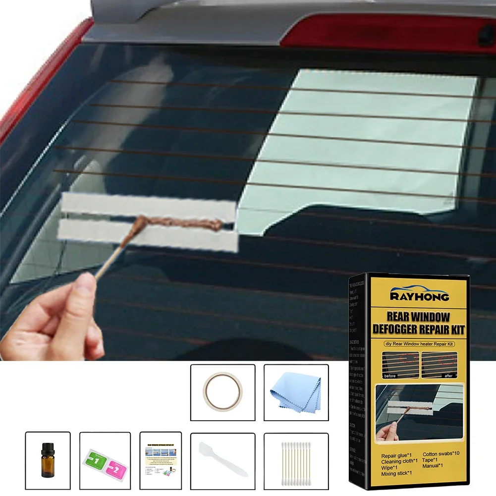 40g Car Rear Window Defogger Repair Kit DIY Quick Repair Scratched Broken Defroster Heater Grid Lines for BMW Auto Accessories