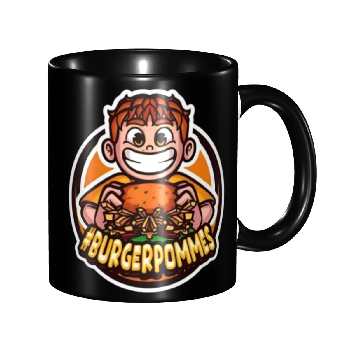 Burgerpommes Merch Coffee Mug Kawaii LukasBS iCrimax MarvinVlog Tea Cups Gifts