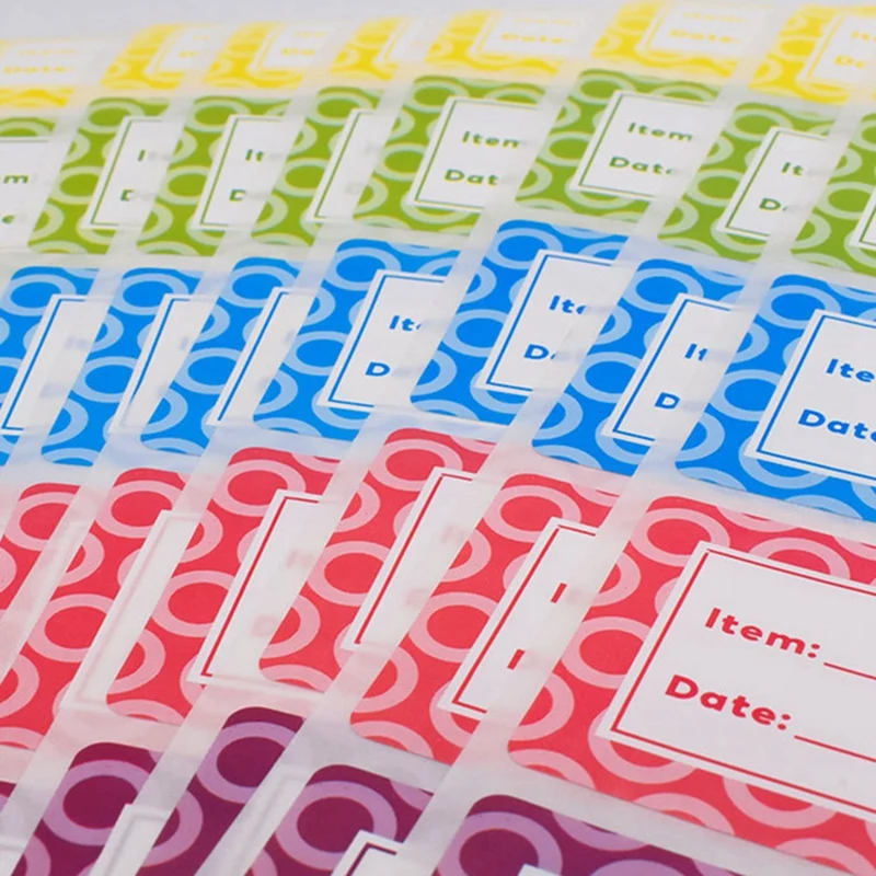 Self-Adhesive Labels School Children Colourful Labels For Labelling, Folder Spine, Self-Adhesive