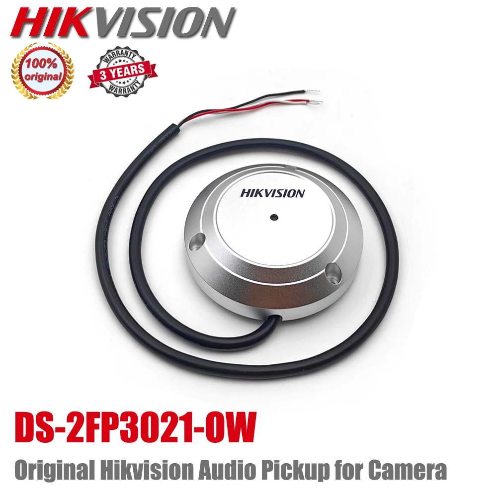 Original Hikvision DS-2FP3021-OW Outdoor HIFI Microphone Mic Audio Pickup Monitor Metal Housing for CCTV IP Camera