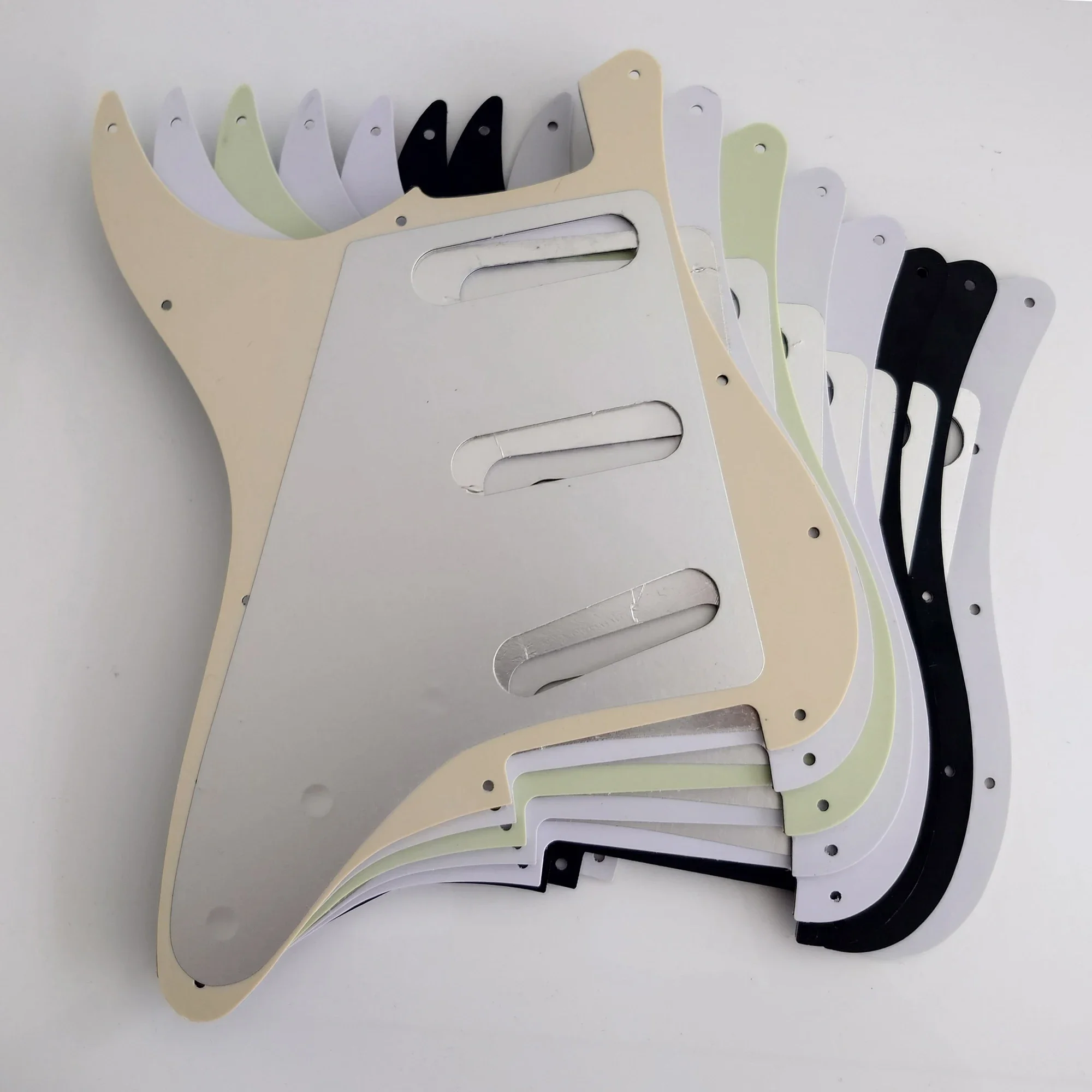 مخصص الغيتار الكهربائي Pickguard ل FD الولايات المتحدة 11 ثقب المسمار SSS لوحة خدش القيثارات الكهربائية استبدال أجزاء 5 ألوان المتاحة