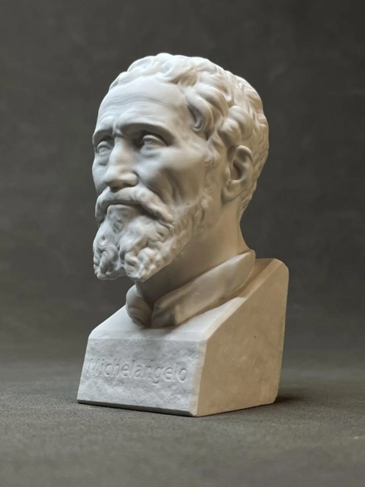 Michelangelo Plaster Statue Figure Sculpture Desk Decor Bookshelf Home Decoration Study Decoration Plaster Figures To Paint