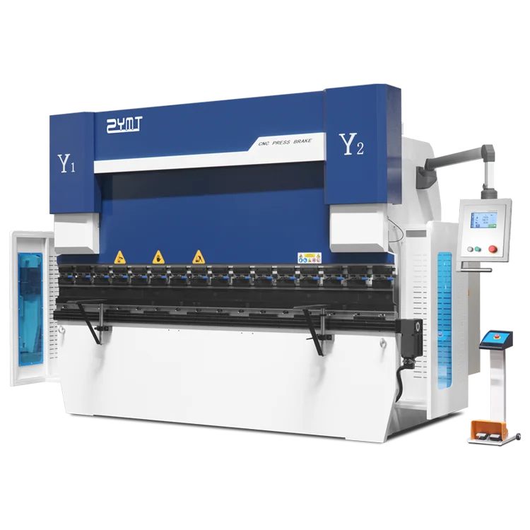 Mesin rem tekan hidrolik cnc sertifikat CE 100T/3200 produsen untuk lembaran logam