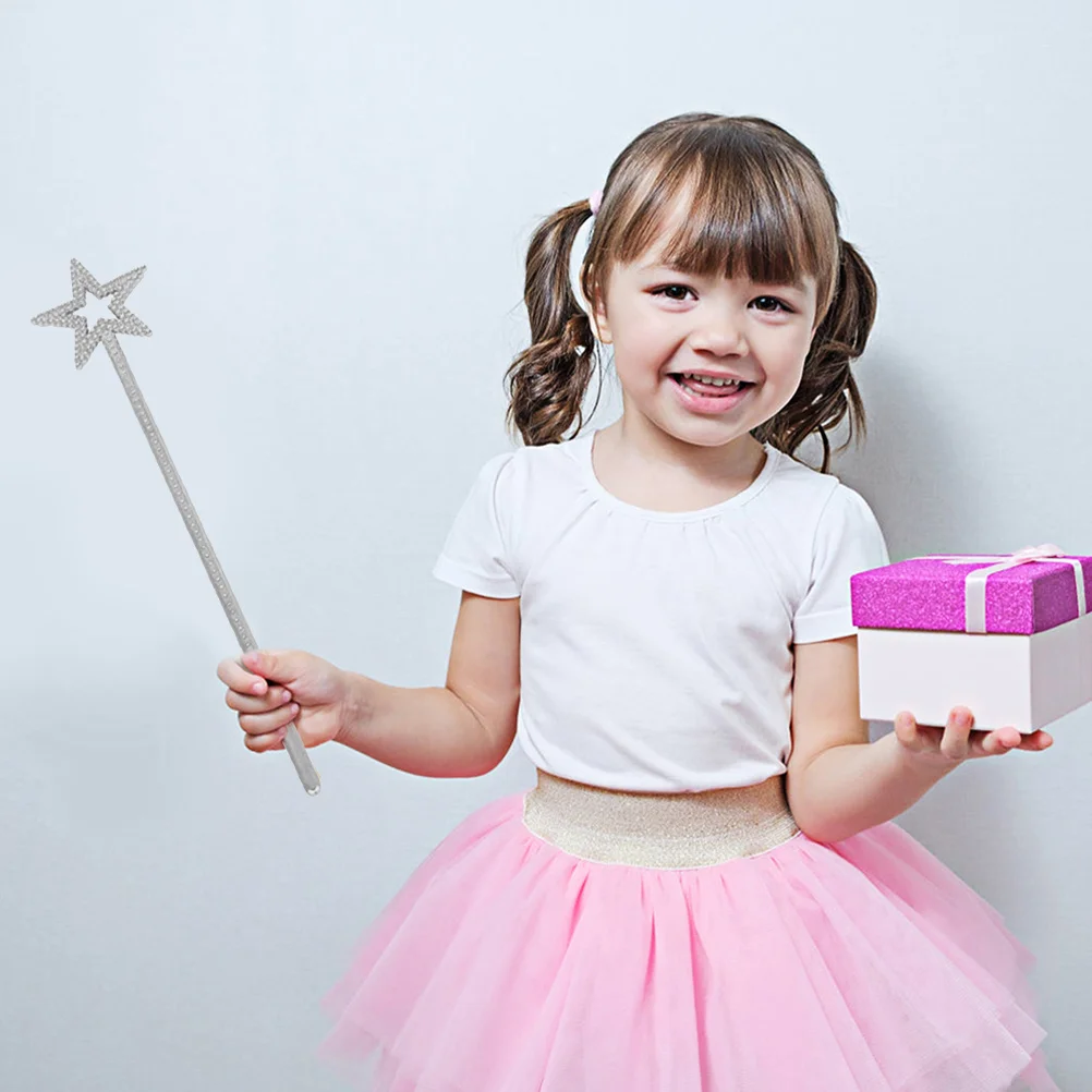 2pcs Star Cosplay Props Kids Stage Performance Fairy Party Angel Sticks Girls Kids Stage Performance Prop Birthday