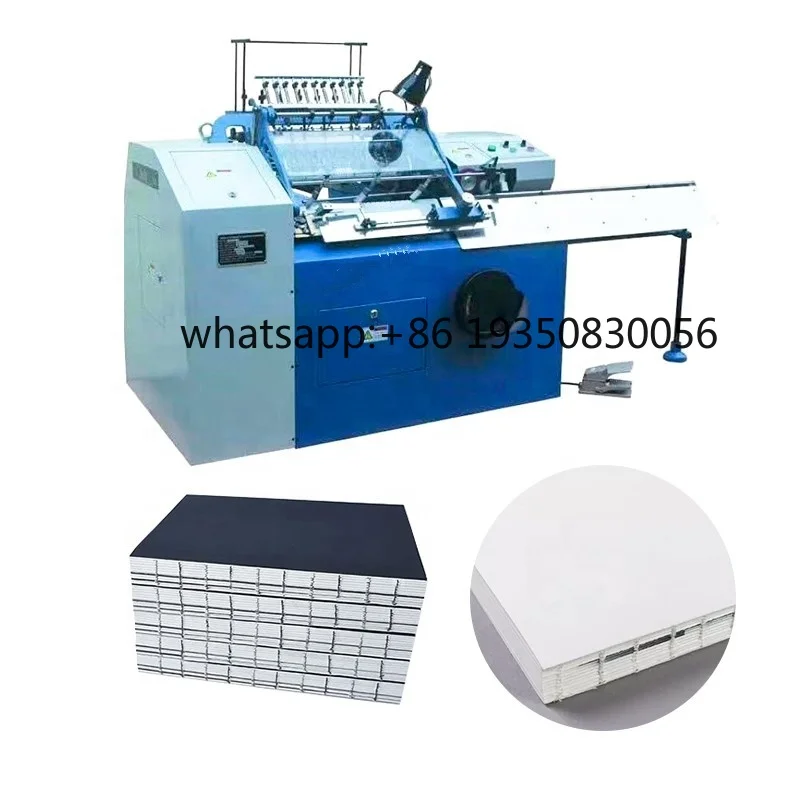 Automatic Paper Sewing Machine PLC Textbooks Notebook Exercise Thread Threading Machine Book Sewing Machine