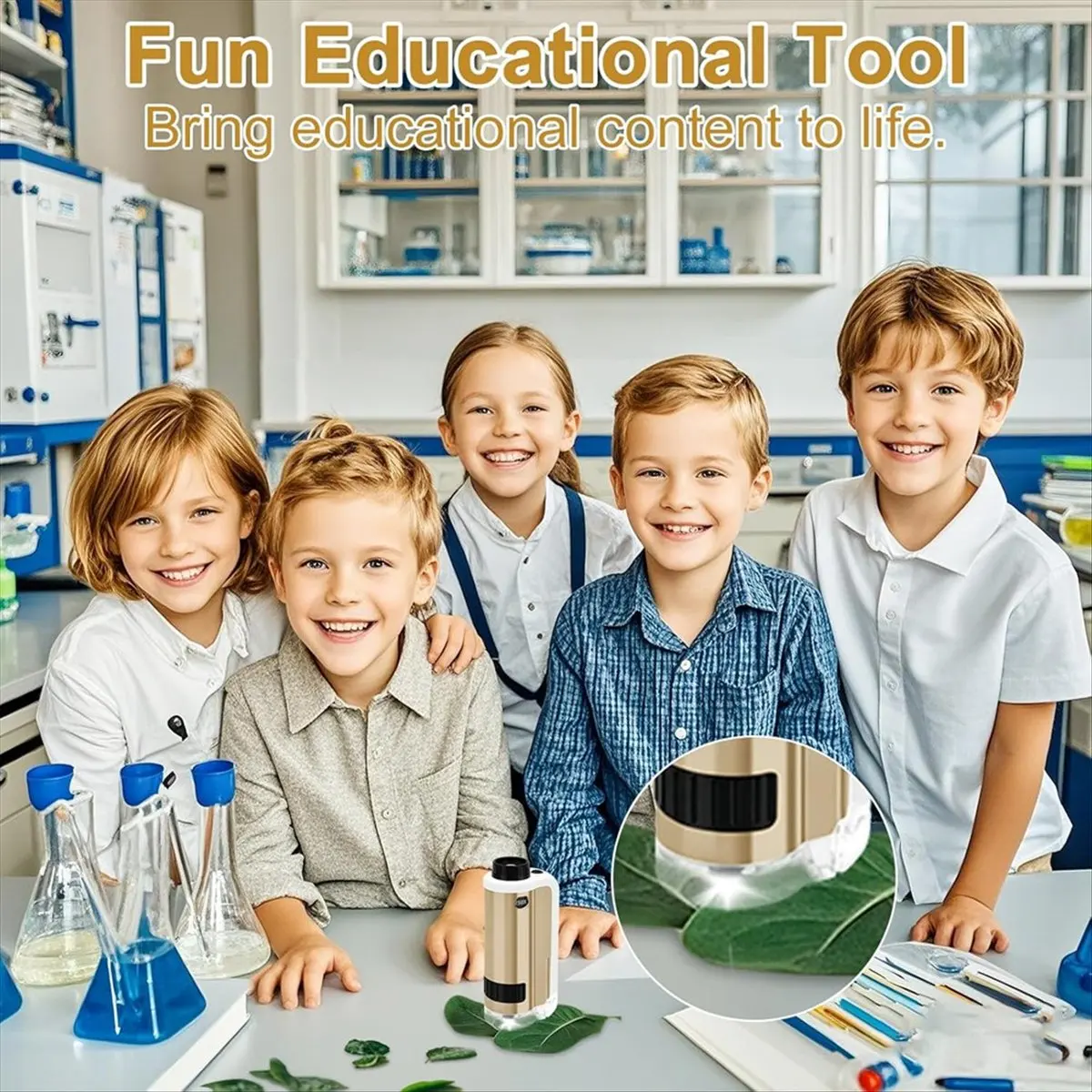 

A72U Mini Microscope for Kids, 100x-250x Zoom Pocket Microscope,STEM Science Handheld Miniscope Birthday Gifts for Kids