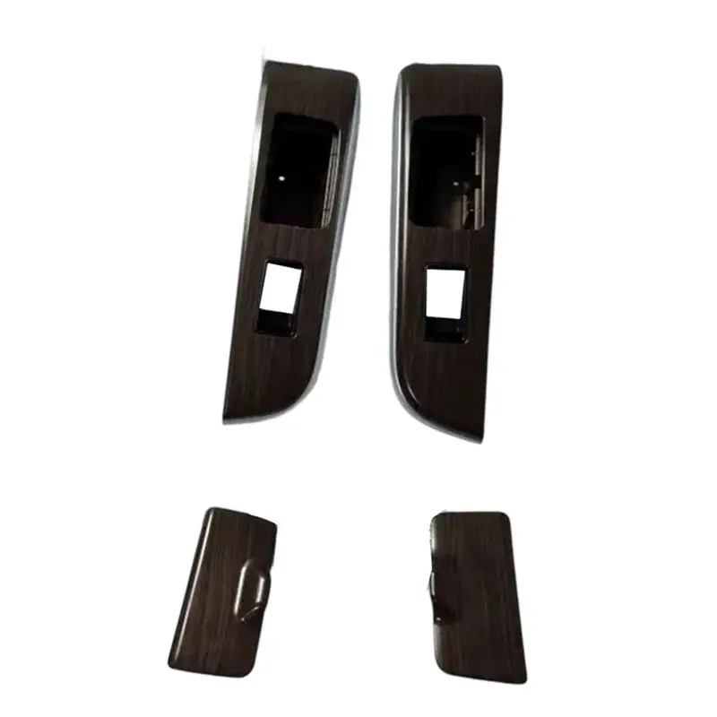 Reliable-Car Window Glass Lifter Switch Panel Cover Window Regulator Panel Switch Glass Compatible With Camry 2012-2017 Wooden