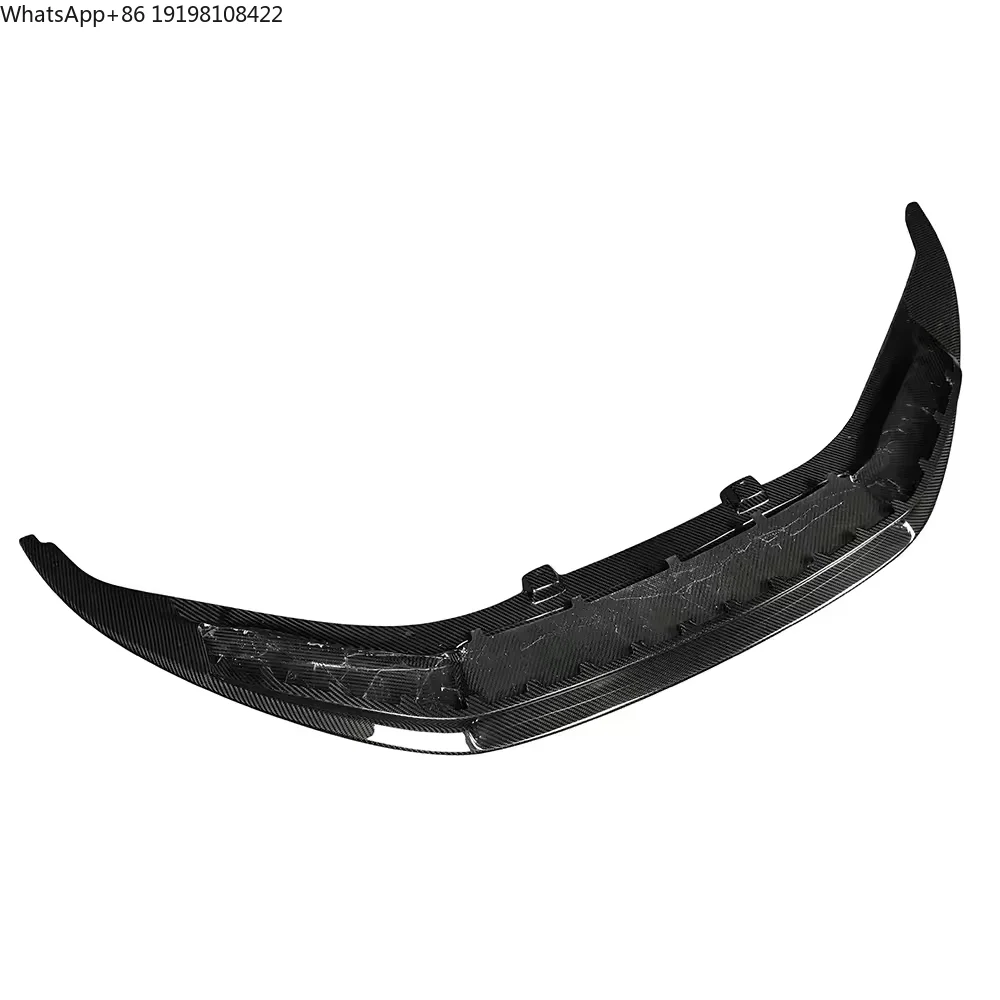 

High Quality Dry Carbon Fiber Front Bumper Lip Low Price Replacement for Audi R8