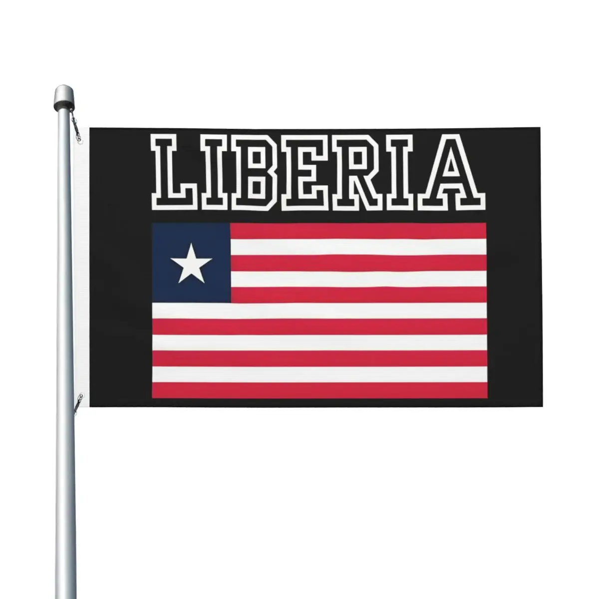 3x5 ft Liberia Country Flag Flag Polyester Hanging Banner Quality Design Flags For Indoor Outdoor Decor