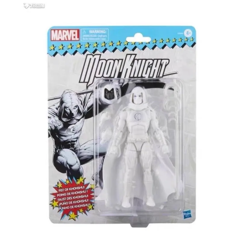 

Hasbro Marvel Legends Moon Knight Hanging Card 6 Inch Movable 1/12 Action Figures Kids Toys Birthday Gift