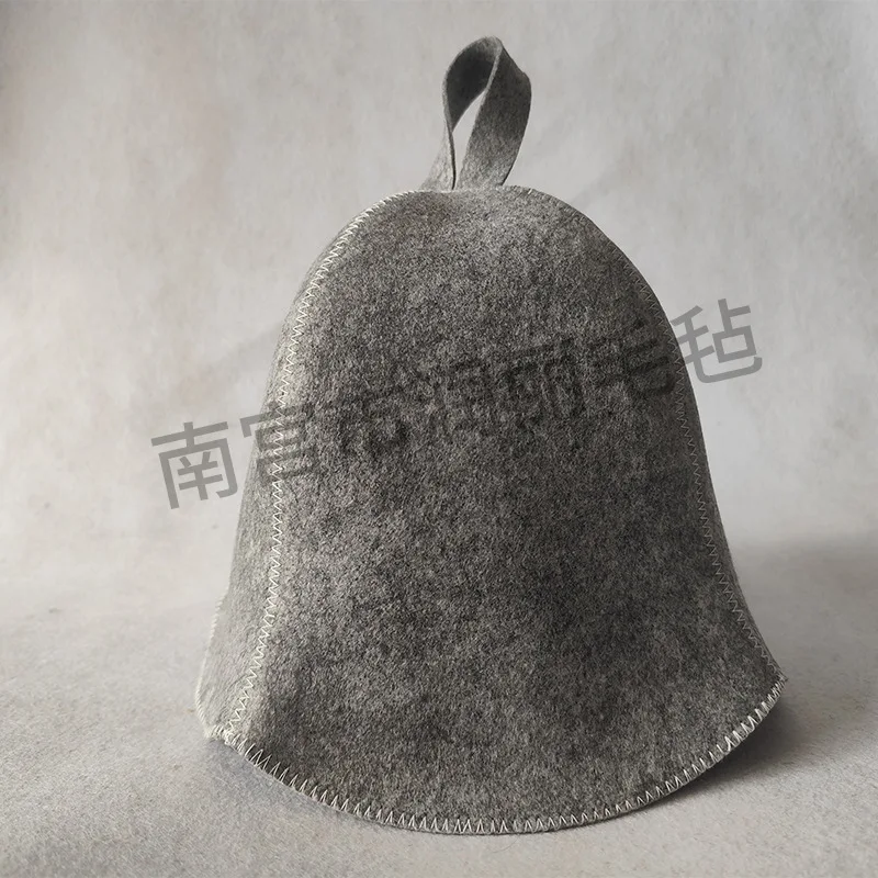 

2pcs Sauna Hat Felt For Hair Protection Heat Insulation Absorbent Steam Cap Russian Banya Headwear Spa Bath Accessories