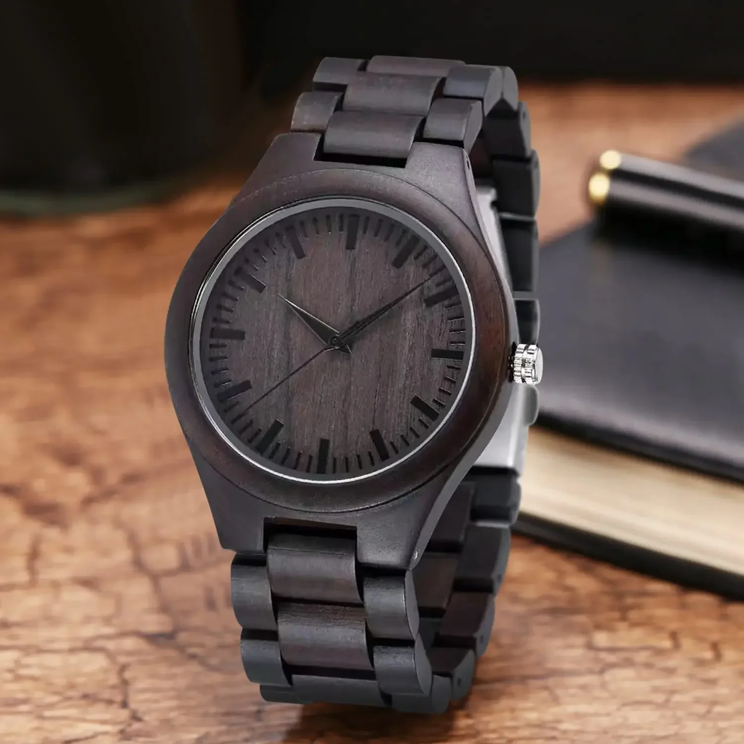 

Парные деревянные часы с календарем MT1077 — уникальные мужские и женские подарочные кварцевые наручные часы, дропшиппинг