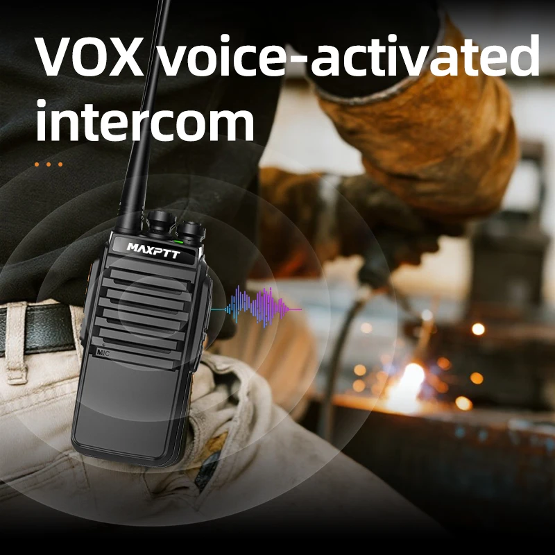 وحدتان من أجهزة الاتصال اللاسلكية خفيفة الوزن Maxptt Max220، من النوع C، لا يتطلب ترخيصًا، راديو هواة محمول ثنائي الاتجاه، أجهزة اتصال لاسلكية للبالغين لمسافات طويلة