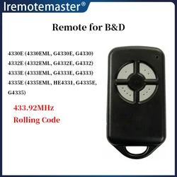 Compatible with BND/ Liftmaster Remote Control 4330E, 4332E, 4333E, 4335E, 433.92MHz