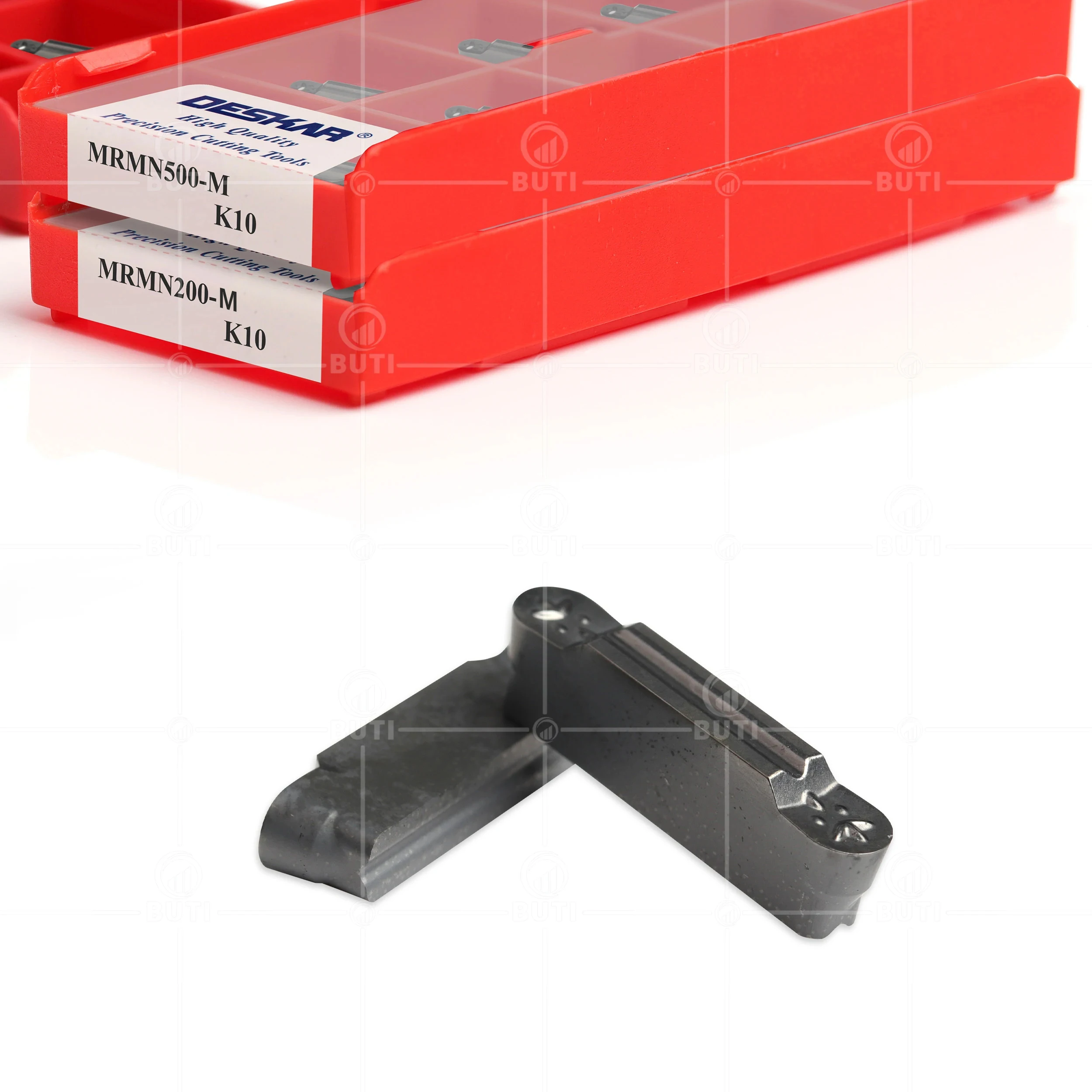 Imagem -03 - Deskar-cnc Ferramentas de Corte de Torno de Metal Lâminas de Sulco Inserção de Carboneto para Alumínio Mrmn200-m Mrmn300-m Mrmn400-m K10 100 Original
