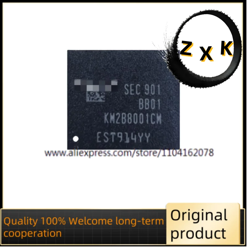 New original KM2B8001CM-BB01 font 254 ball EMCP 256G+6G memory storage chip IC