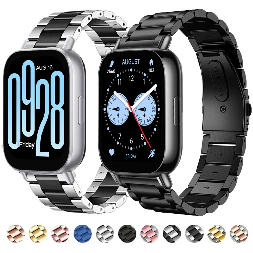 

Ремешок из нержавеющей стали для Redmi Watch 5, активный ремешок Lite, металлический браслет, ремешок для часов Xiaomi Redmi Watch 5 Lite, женский Correa 2030