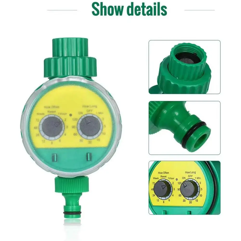 

Garden Watering Timer Irrigation Controller Mechanical Automatic Sprinkler Programmable Valve Outdoor Hose Drip Sprinkler Tools