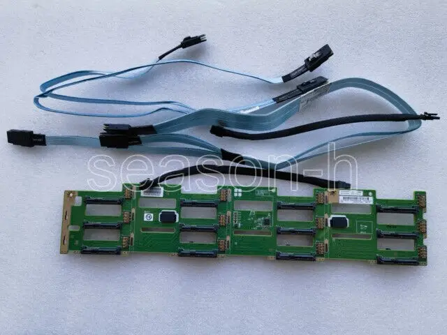 DL380 DL388 G9 Объединительная плата LFF 12X3,5 дюйма 742794 -001 777284 -001 с кабелями.