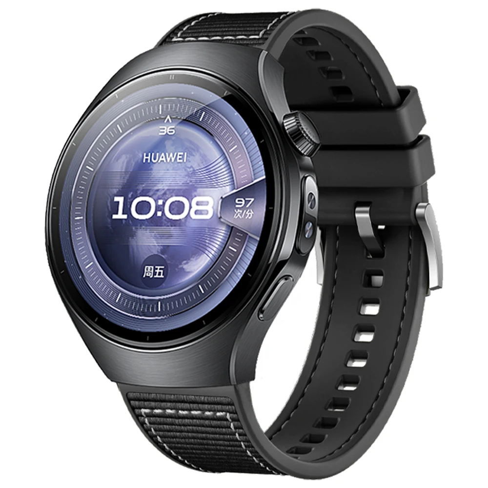 22 مللي متر حزام نايلون مركب لساعة هواوي 5 46 مللي متر/ساعة 4 Pro GT 5 4 3 SE 2 Pro Buds Ultimate Runner سيليكون أشرطة ساعات ذكية