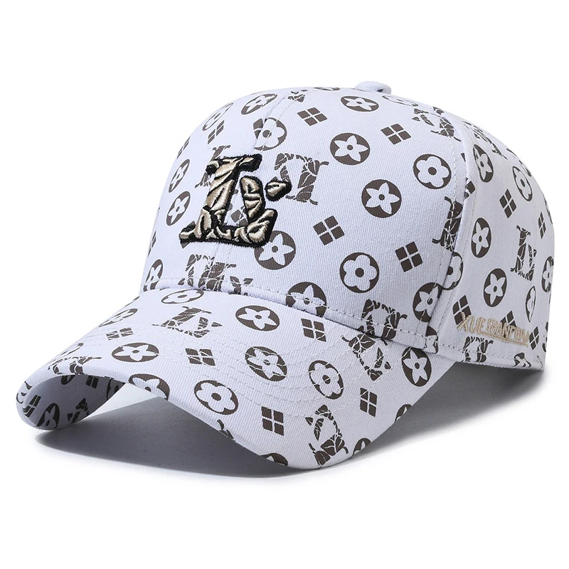 Embroidered Letter LY Baseball Hat Fashionable and Trendy Couple Style Sunshade and Sunscreen Versatile Casual