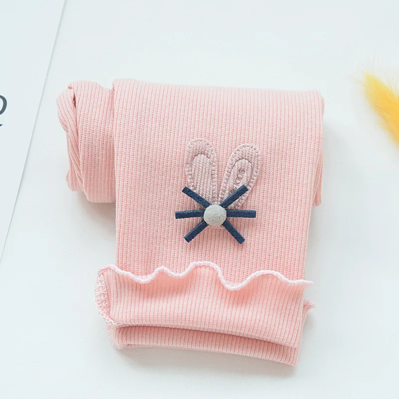 Mädchen Leggings Herbst Frühling niedliche Baumwolle elastische Taille Kinder Kinder Baby Hosen unten – Detail 14