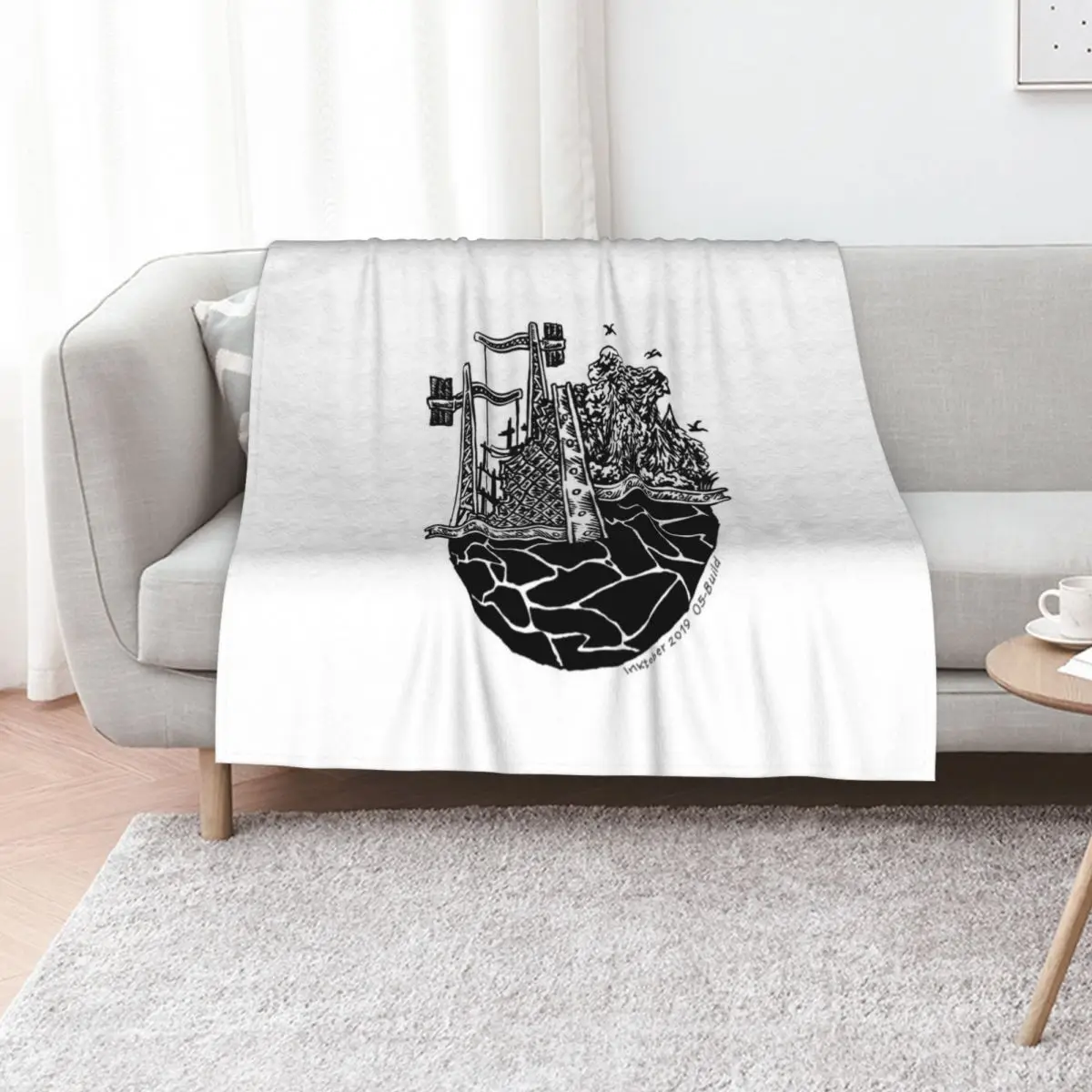 

Build Throw Blanket Fashion Sofas Moving manga Cute Plaid Blankets