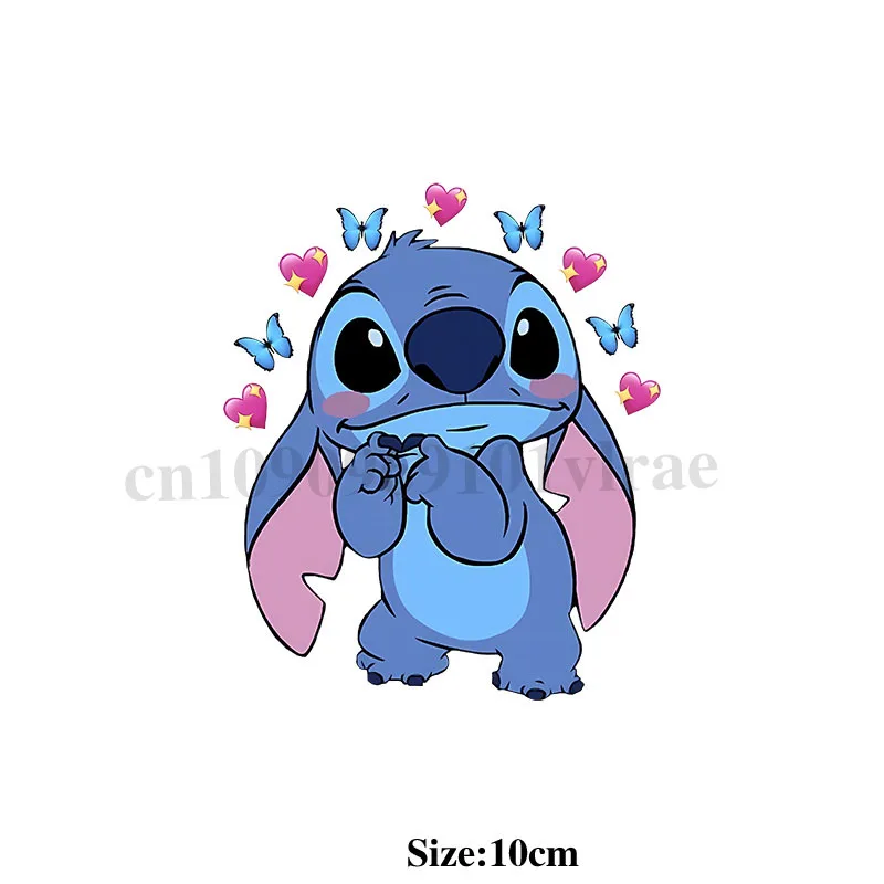 Kawaii Stitch UV DTF Transfer Sticker for Water Bottle Coffee Cup Milk Mug Wraps Decor Stitch Disney UV DTF Transfer Stickers