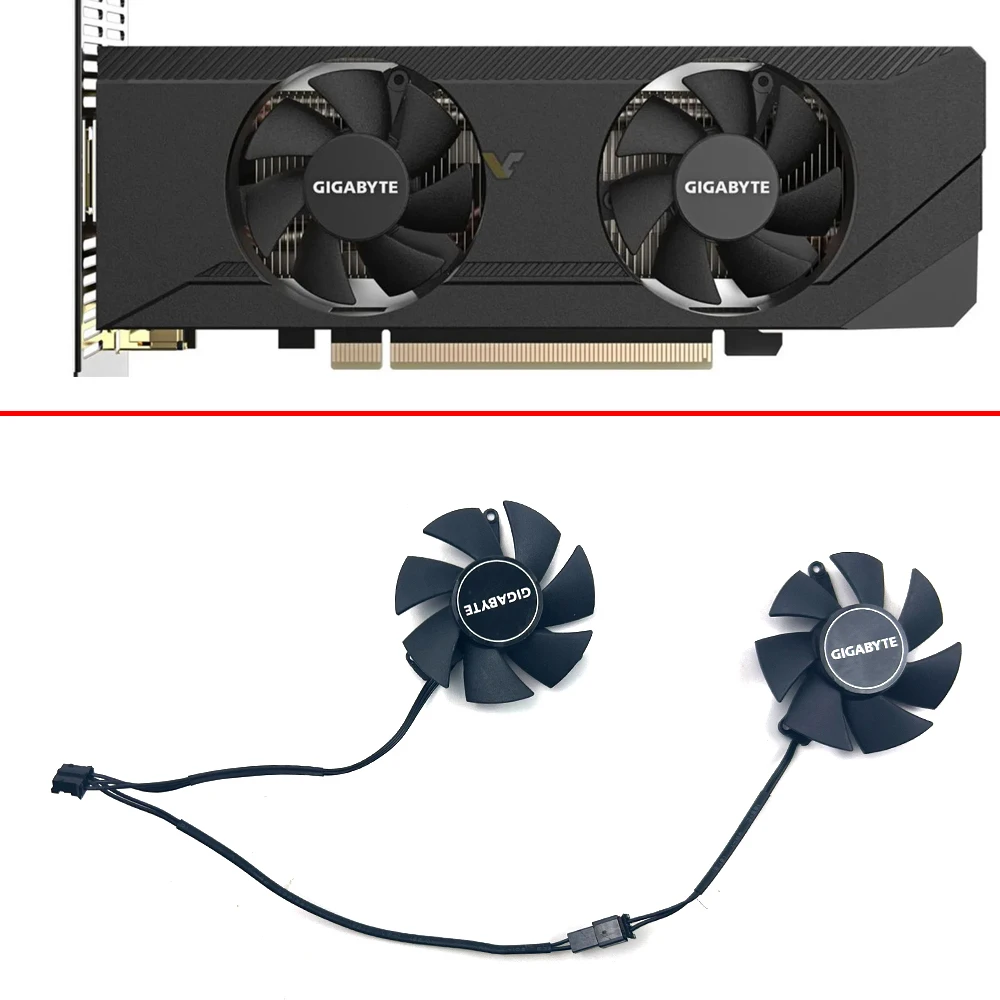 

Cooling Fan 46mm 3pin FS1250-S2053A For GIGABYTE GeForce RTX3050 6GB Low Profile OC Graphics Card Replacement Fan