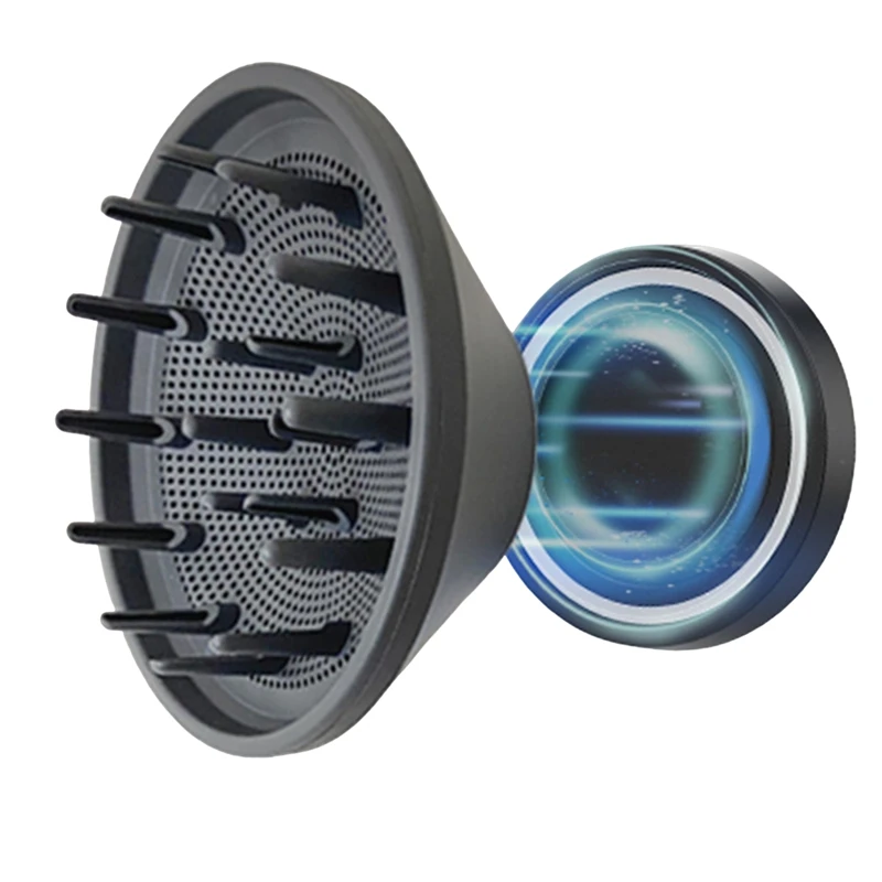 LF03 SE Cabelo Secador Difusão Perm, Curling Air Nozzle, Preto, Metal Hanger, Acessórios, Adequado para LF03