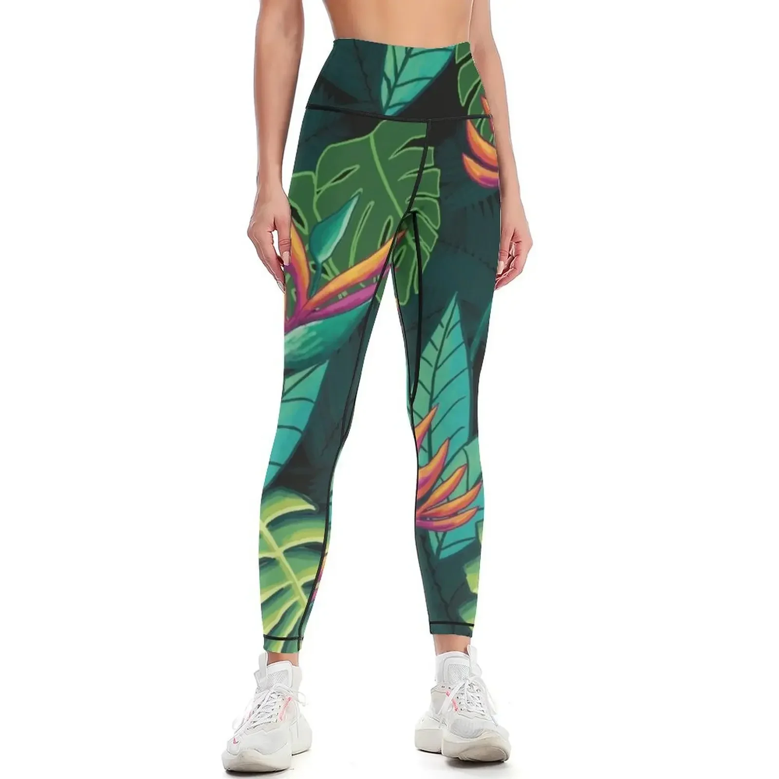

Birds in Paradise Black Leggings sports tennis for Jogger pants sports for gym Sweatpants Womens Leggings