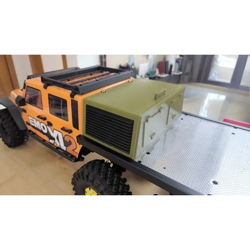 

Battery Tray for CROSSRC EMO XL2 1/8 Scale RC Crawler Equipment Compartment 3D Printed Upgrade Accessory No-Damage Installation