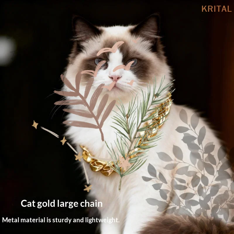 Dog Chain Diamond Cuban Collar Walking Metal With Design: Secure Buckle Pet Cat Jewelry Accessories