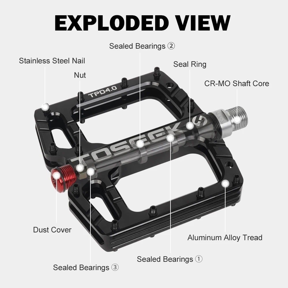 toseek-40-bicycle-pedal-3-bearings-bike-pedal-anti-slip-footboard-bearing-quick-release-aluminum-alloy-bike-accessories